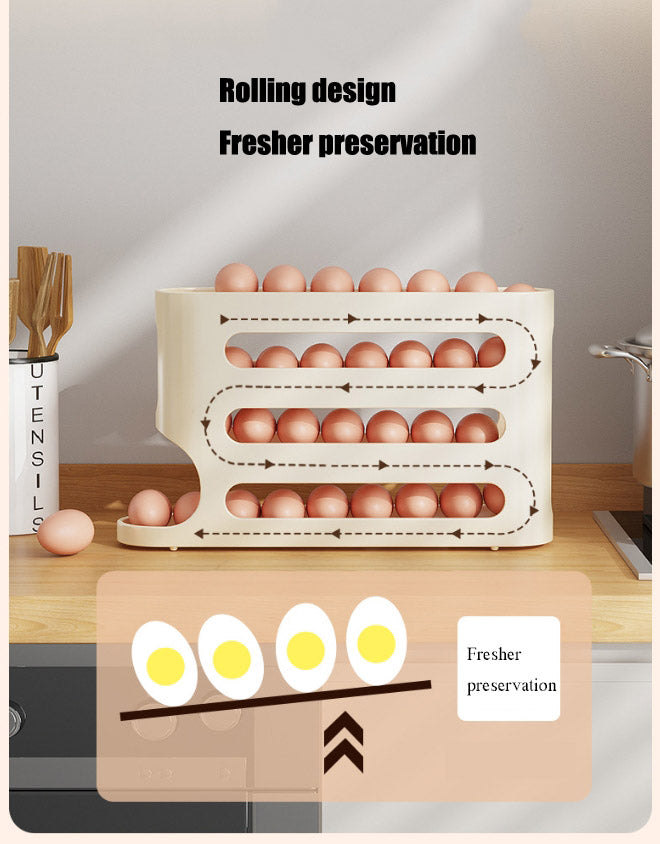 Auto Rolling Egg Holder for