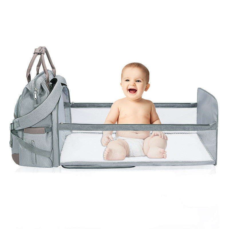 Mommy Bag Folding Baby Bed